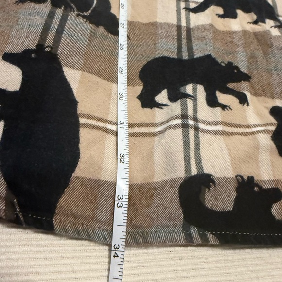 Hatley Tan and Black Plaid “In The Woods” Pajama Gown - Picture 6 of 8